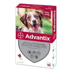 ADVANTIX lašai šunims nuo blusų ir erkių 10-25kg N4