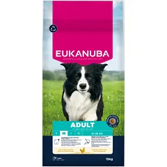 Eukanuba Life Care Medium Adult sausas maistas vidutinių veislių šunims su vištiena, 15 kg