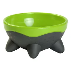 Kiwi Walker Ufo Bowl - plastikinis šuns dubuo su kojelėmis