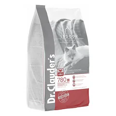 DR. CLAUDER`S INDOOR, subalansuotas sausas maistas suaugusioms ramesnio būdo katėms 1.5 kg