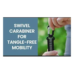Kurgo Direct to Latch Swivel Tether - automobilio saugos diržas šunims, skirtas ISOFIX sistemai — 2 nuotrauka