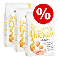 Greenwoods Adult sausas maistas katėms, ekonominė pakuotė 3 x 3 kg