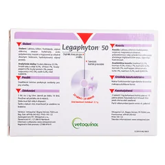 VETOQUINOL Legaphyton kepenų funkciją palaikantis pašaro papildas katėms ir šunims, 50 mg N24