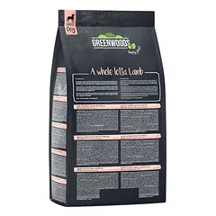 Greenwoods su ėriena, bulvėmis, špinatais ir spanguolėmis, sausas maistas šunims, 1,5 - 2,9 kg — 2 nuotrauka
