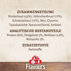 8in1 Triple Flavour kramtomasis kaulas L, skanėstai šunims — 5 nuotrauka