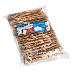 Trixie susukti kramtymo ritinėliai (jautienos oda), 12 cm, skanėstai šunims — 4 nuotrauka