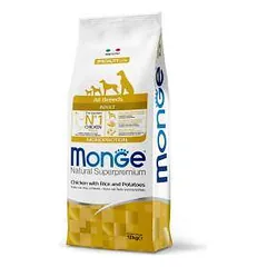 Monge Dry Dog Natural Superpremium Spec. Line All Breeds Adult sausas maistas šunims su vištiena, 12 kg