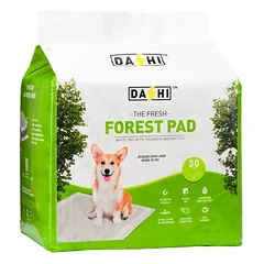 Dashi Forest Pads 30 pcs - antibacterial hygiene pads for pets, made from pine fluff, 60x80cm — 1 nuotrauka