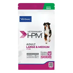 Virbac HPM Veterinarinis sausas maistas didelių ir vidutinių veislių suaugusiems šunims 16 kg