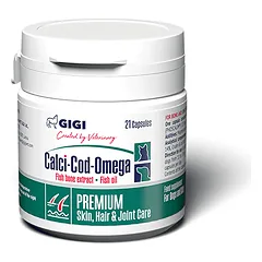GIGI Calci-Cod Omega kaps. pašaro papildas kailiui, odai ir sąnariams katėm ir šunims, N21 photo