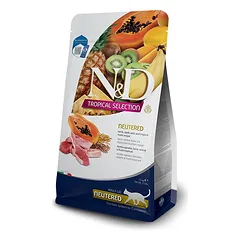 Farmina N&D Cat Tropical Low Grain Neutered ėrienos sausasis maistas sterilizuotoms katėms, 10 kg