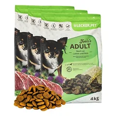 Lecker.Pet® Josie's Adult Lamm & Reis Hundefutter Trockenfutter Vollnahrung