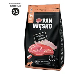 PAN MIĘSKO Veršiena su kalakutiena XS 9 kg
