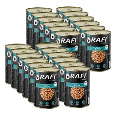 RAFI Cat Gabalėliai su žuvimi padaže – skardinė 24x415 g