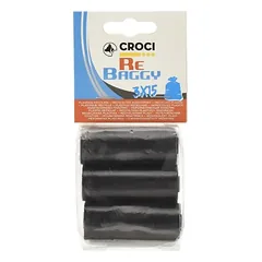 CROCI RE BAGGY perdirbto plastiko maišeliai 3x15vnt