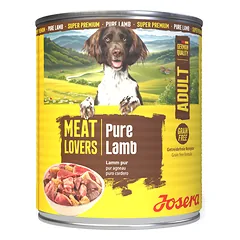 Josera Meat Lovers Pure Lamb konservuotas pašaras šunims su ėriena, 800 g