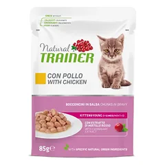 Trainer Cat Kitten Chicken konservai kačiukams 85g