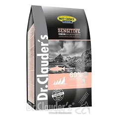 DR. CLAUDER’S SENSITIVE JUNIOR JAUNIEMS ŠUNIMS SU LAŠIŠA IR RYŽIAIS 4 – 20 kg