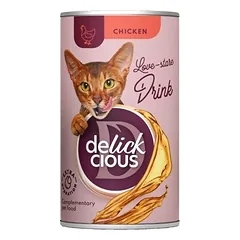 Delickcious Drink vištienos gėrimas katėms 5x140g