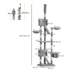 Kačių draskyklė 240–260 cm — 3 nuotrauka