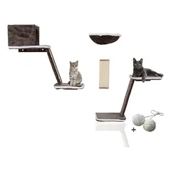 Rohrschneider 8-teilige Katzenkletterwand