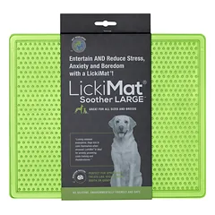 LickiMat Classic Soother XL - laižymo kilimėlis dideliems šunims, Pomarańczowy / Miękka — 2 nuotrauka