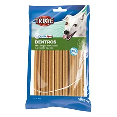 Trixie Dentros With Poultry dantų priežiūros lazdelės šunims su paukštiena, 7 vnt./180 g