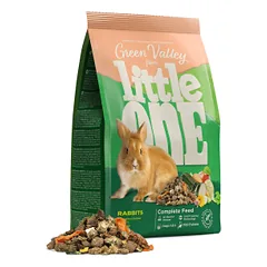 Little one Green valley skaidulinis pašaras triušiams, 750 g