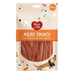 HAP skanėstas šunims, ėrienos juostelės, 100 g