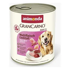 Animonda GranCarno Adult Multi-Meat Coctail: konservai suaugusiems šunims Mėsos kokteilis, 800 g