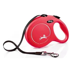 flexi New Classic Gurt-Leine L rot, 8 m, <50 kg photo