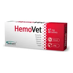VetExpert HemoVet 67mg, 60tabl.