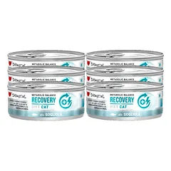 Disugual drėgnas drėgnas maistas katėms Veterinary RECOVERY Sola (suaugusioms) 6x85 g