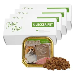 Lyra Pet Lecker.Pet® Balu's Feine Paté su kalakutiena, drėgnas maistas katėms