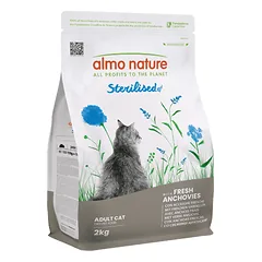 Almo Nature Functional Cat Sterilised sausas maistas sterilizuotoms katėms su ančiuviais, 2 kg