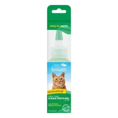 TropiClean Fresh Breath Clean Teeth dantų valymo gelis katėms