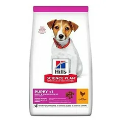 Hills Science Plan Dog Puppy Small & Mini suvišasis maistas su vištiena mažiems šuniukams ir nėščioms ar maitinančioms kalytėms, 6 kg
