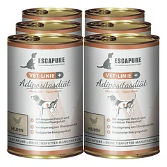 Escapure VET Obesity Diet Chicken - šlapias maistas antsvorio turintiems šunims, vištiena, 400g — 3 nuotrauka