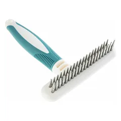 Gimdog Dematting Rake Double 11x16,5 cm grėblys su 2 eil. stambių sukamų dant. parduotuvėje 1petshop.lt