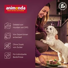 animonda vom Feinsten Adult Mini 32 x 100 g, drėgnas maistas šunims — 3 nuotrauka