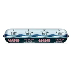 PrimaDog Salmon & Rice lašišos mėsos dešra su ryžiais, 800 g nuotrauka