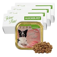Lyra Pet Lecker.Pet® Luna's Feine Paté su kalakutiena, drėgnas maistas šunims, 11 x 150 g — 3 nuotrauka