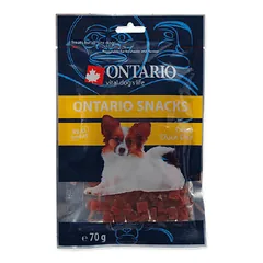 Ontario Snacks Dog Dried Duck Dice Small 70 g