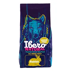 Ibero Natural Rabbit All breed – begrūdų, visoms veis­lėms suaugusiems su triušiena 12kg