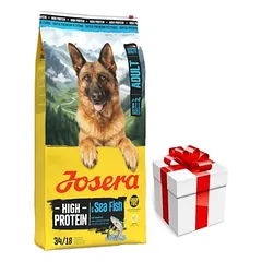 JOSERA HIGH PROTEIN Adult / Sea Fish 12,5kg + Staigmena ŠUNIUI