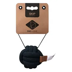 D&D Hundespielzeug Skip Ball schwarz