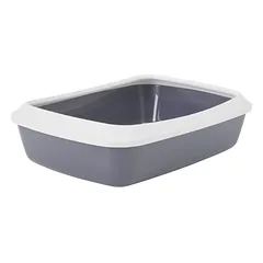 Tualetas katėms Iriz, 50x36,5x11,5 cm, pilkas — 2 nuotrauka