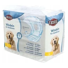Trixie vienkartinės sauskelnės kalytėms 12 vnt. L: 38-56 cm
