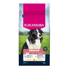 Eukanuba Life Care Medium Senior sausas maistas vidutinių veislių senyviems šunims, 15 kg