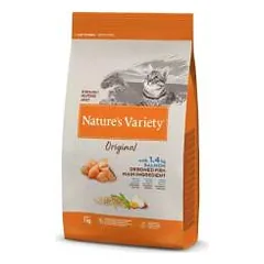 Nature's Variety Original Sterilized Salmon sausas maistas sterilizuotoms katėms, 7 kg